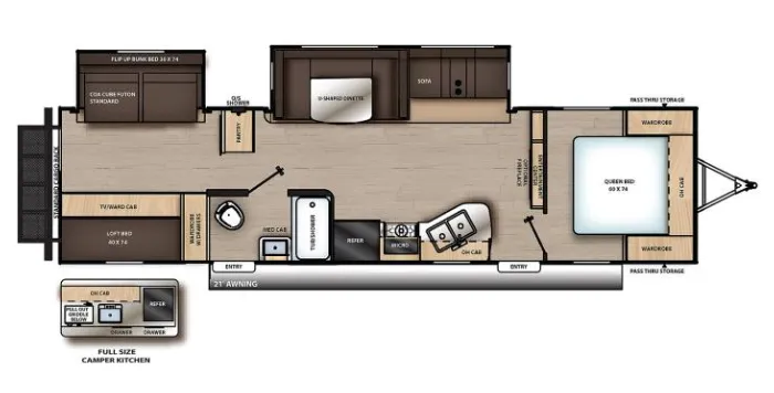 Coachmen Catalina Legacy Edition 323BHDSCK floor plan