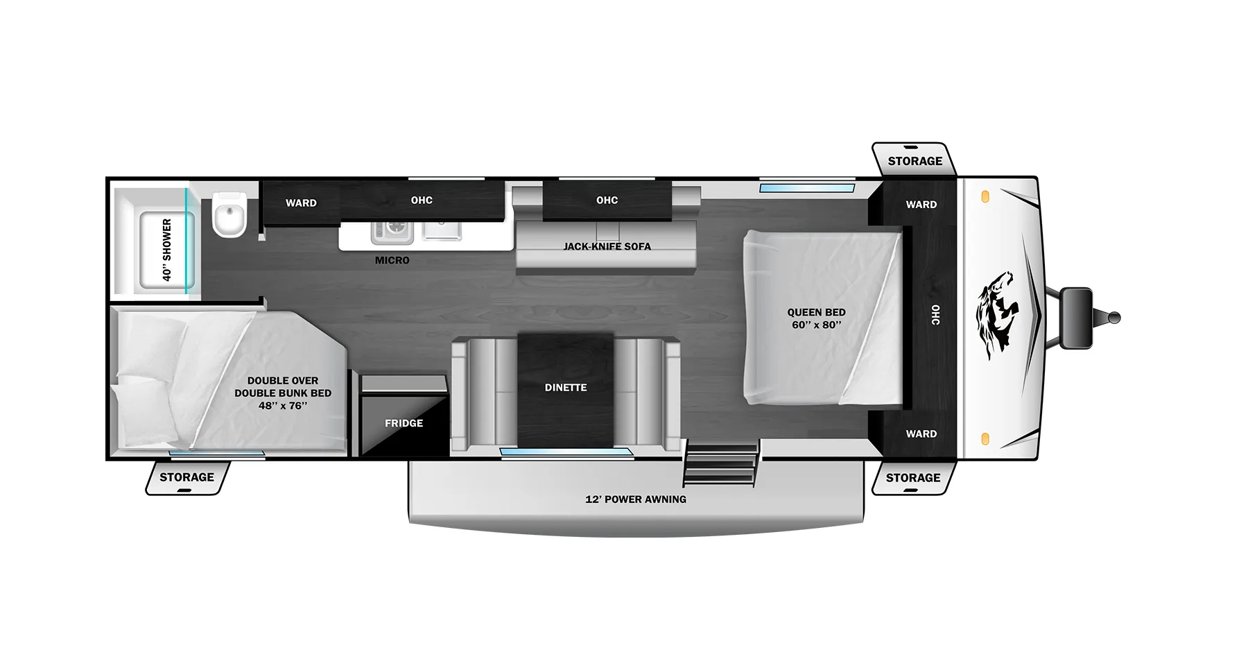 Highland Ridge Open Range Colt CTR Edition 25BH floor plan