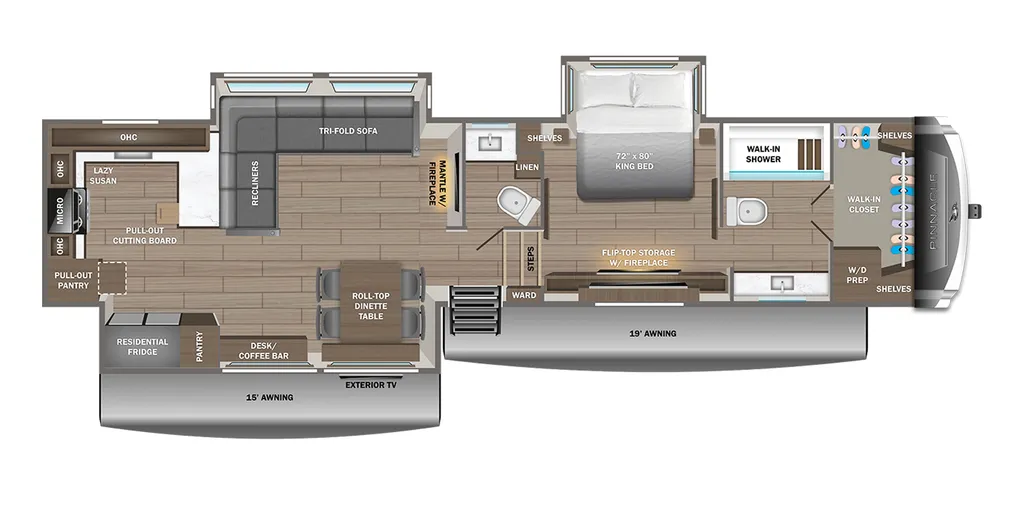 2027 Jayco Pinnacle 38FBRK floor plan