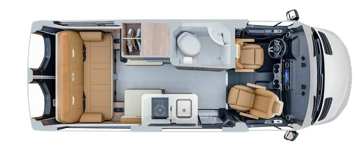 2026 Airstream Interstate 19GTX floor plan
