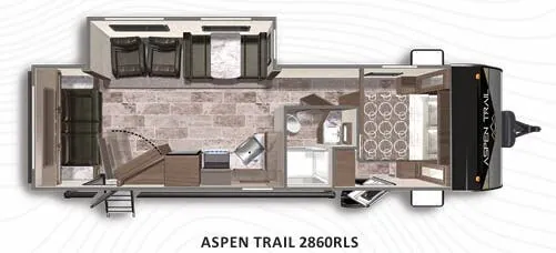 2022 Dutchmen Aspen Trail 2860RLS - Floor plan