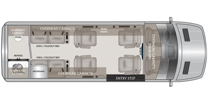 American Coach American Patriot Cruiser D6 Arch floor plan