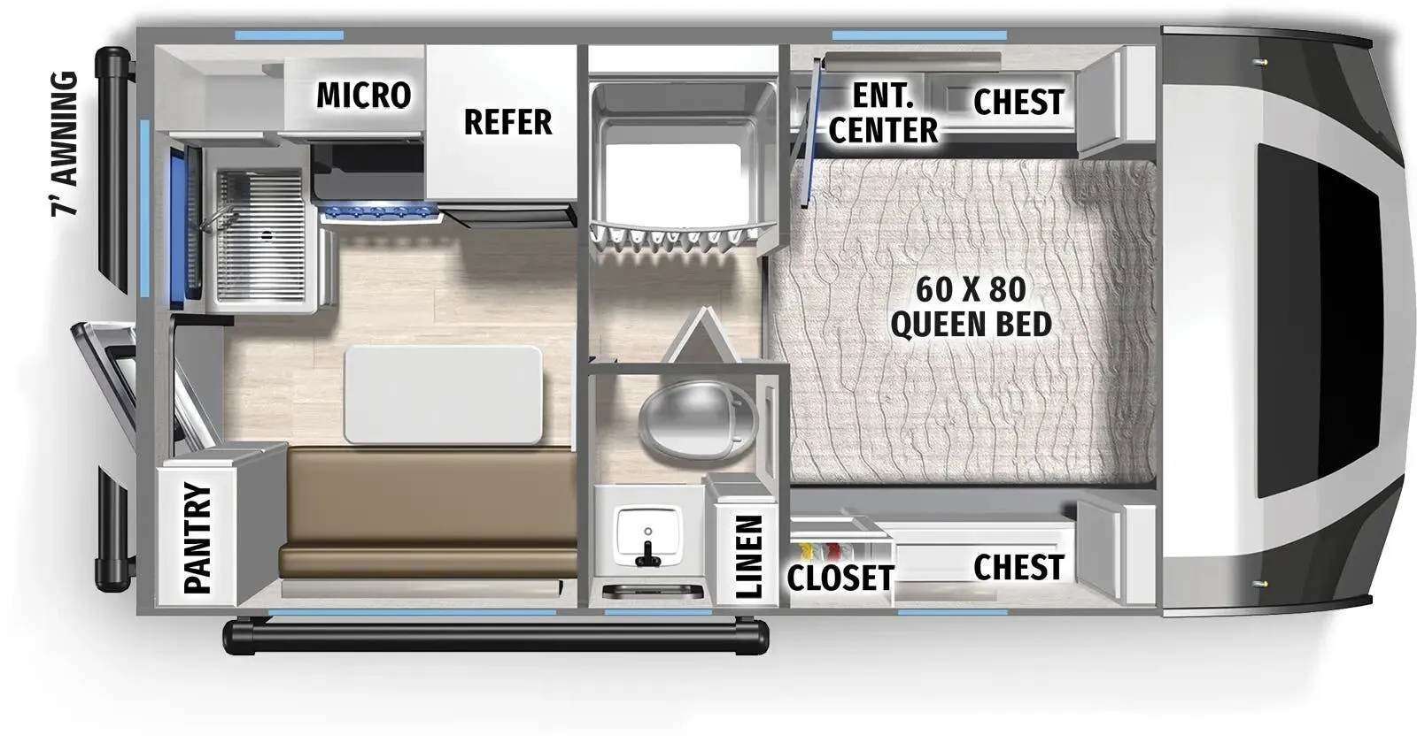 Palomino Backpack HS-3201 floor plan