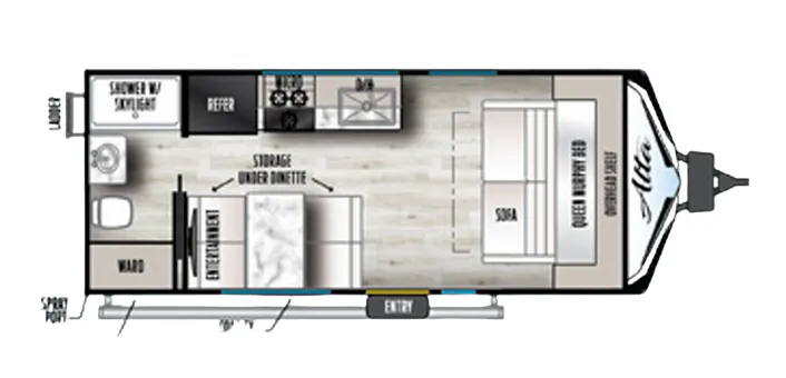 East to West Alta LE 1600 MRB floor plan