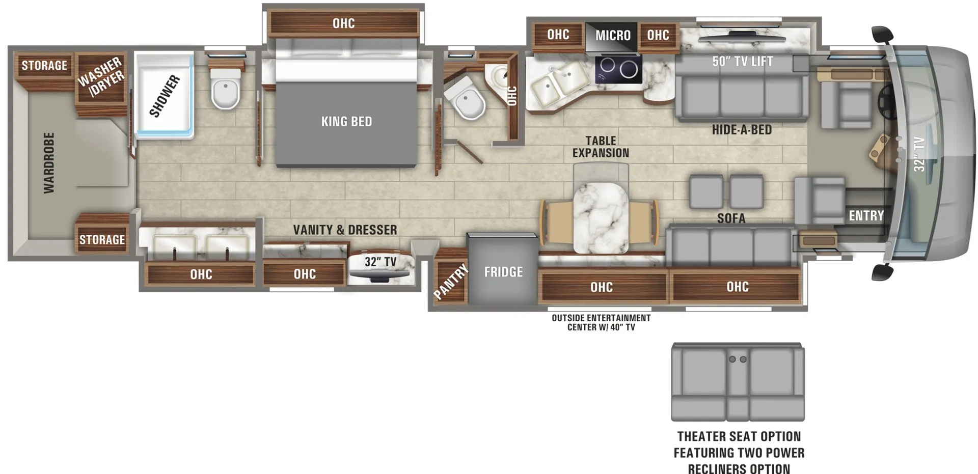 2020 Entegra Coach Anthem 44F - Floor plan
