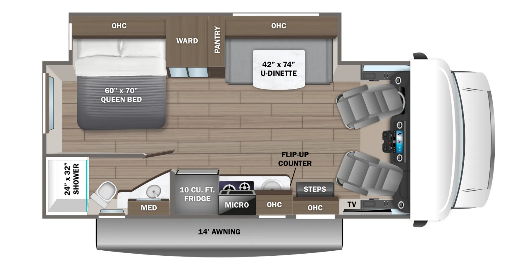 2026 Jayco Melbourne 24L - Floor plan