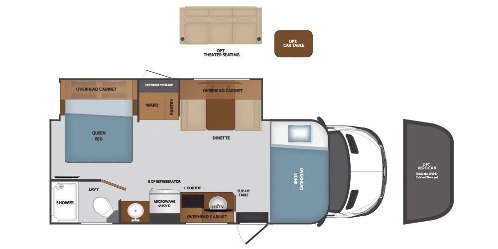 2025 Fleetwood Insight 25Q - Floor plan
