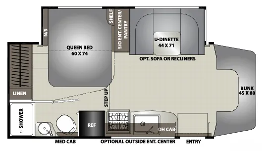 Coachmen Prism Select 24FS floor plan