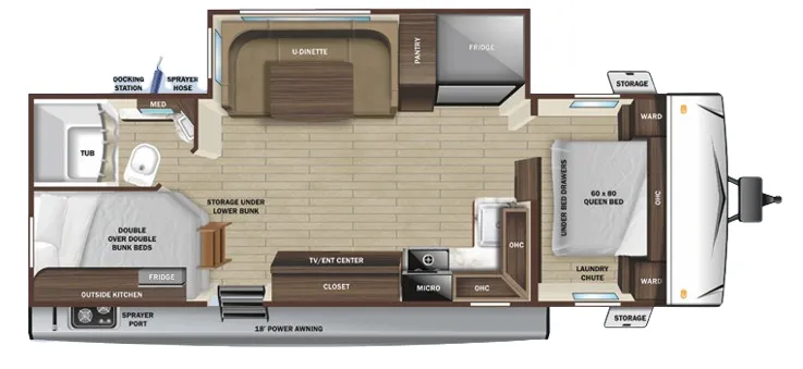 Highland Ridge Open Range Range Lite 241BH floor plan