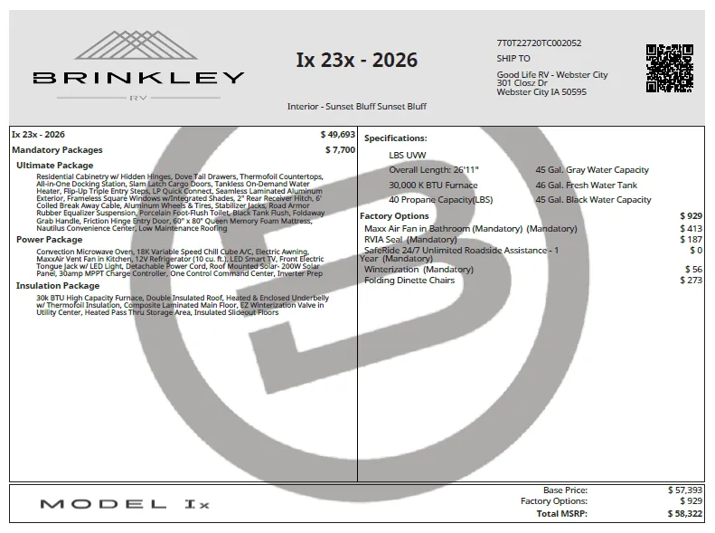 2026 Brinkley Model I 23X - Photo 3