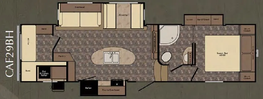 CrossRoads Cruiser Aire CAF29BH floor plan