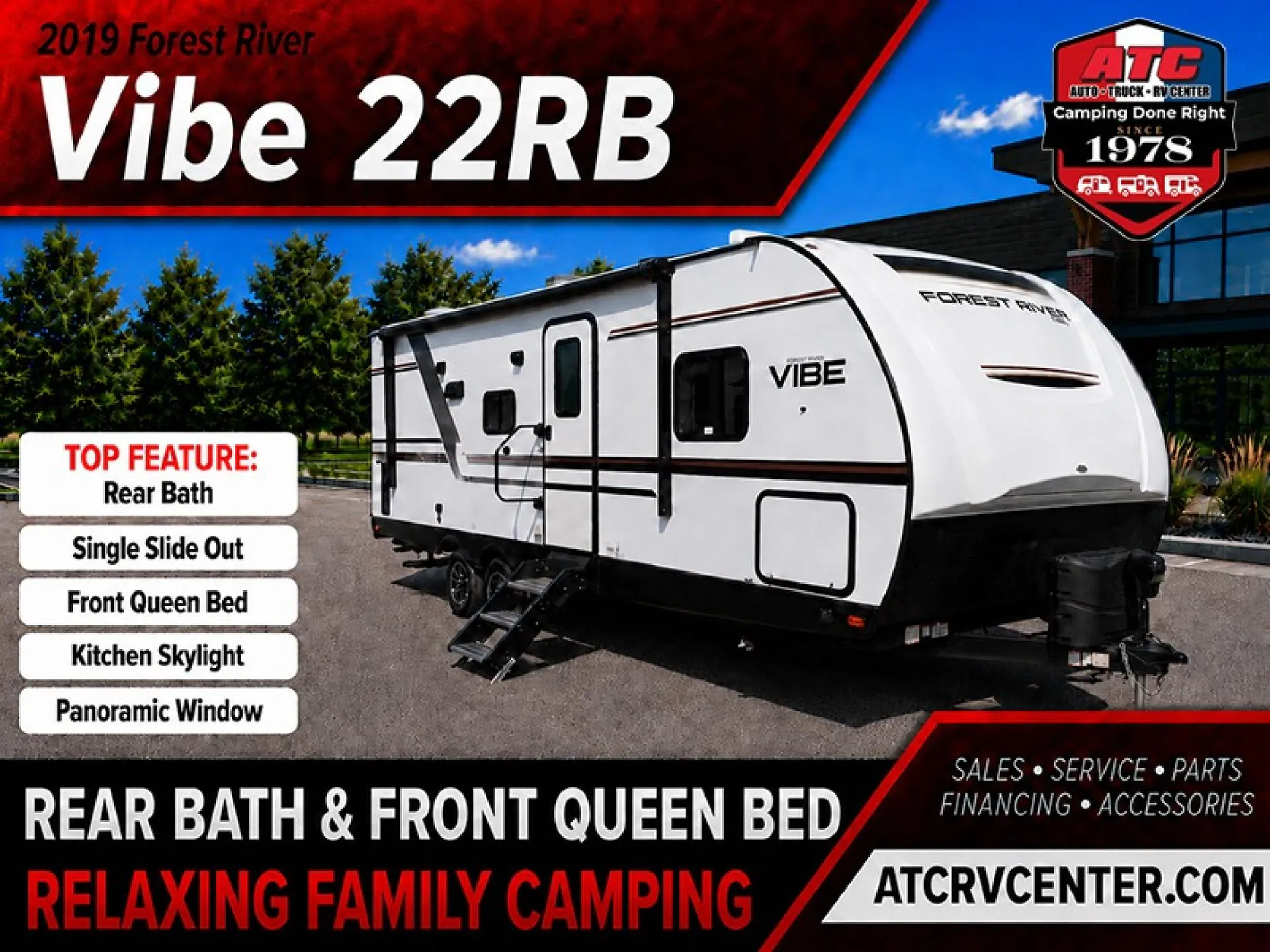 2019 Forest River Vibe 22RB - Photo 2