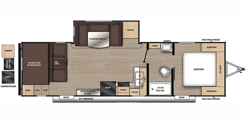 2023 Coachmen Catalina Summit Series 8 271DBS floor plan