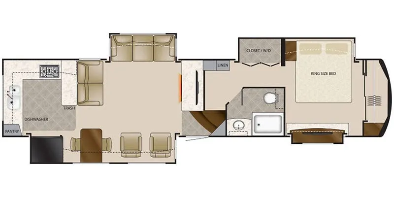 DRV Mobile Suites 41RKSB4 floor plan