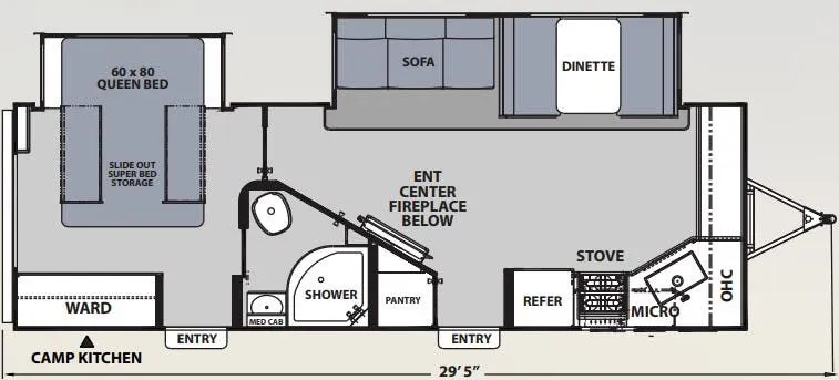 2023 Coachmen Apex Ultra-Lite 243FKS - Floor plan