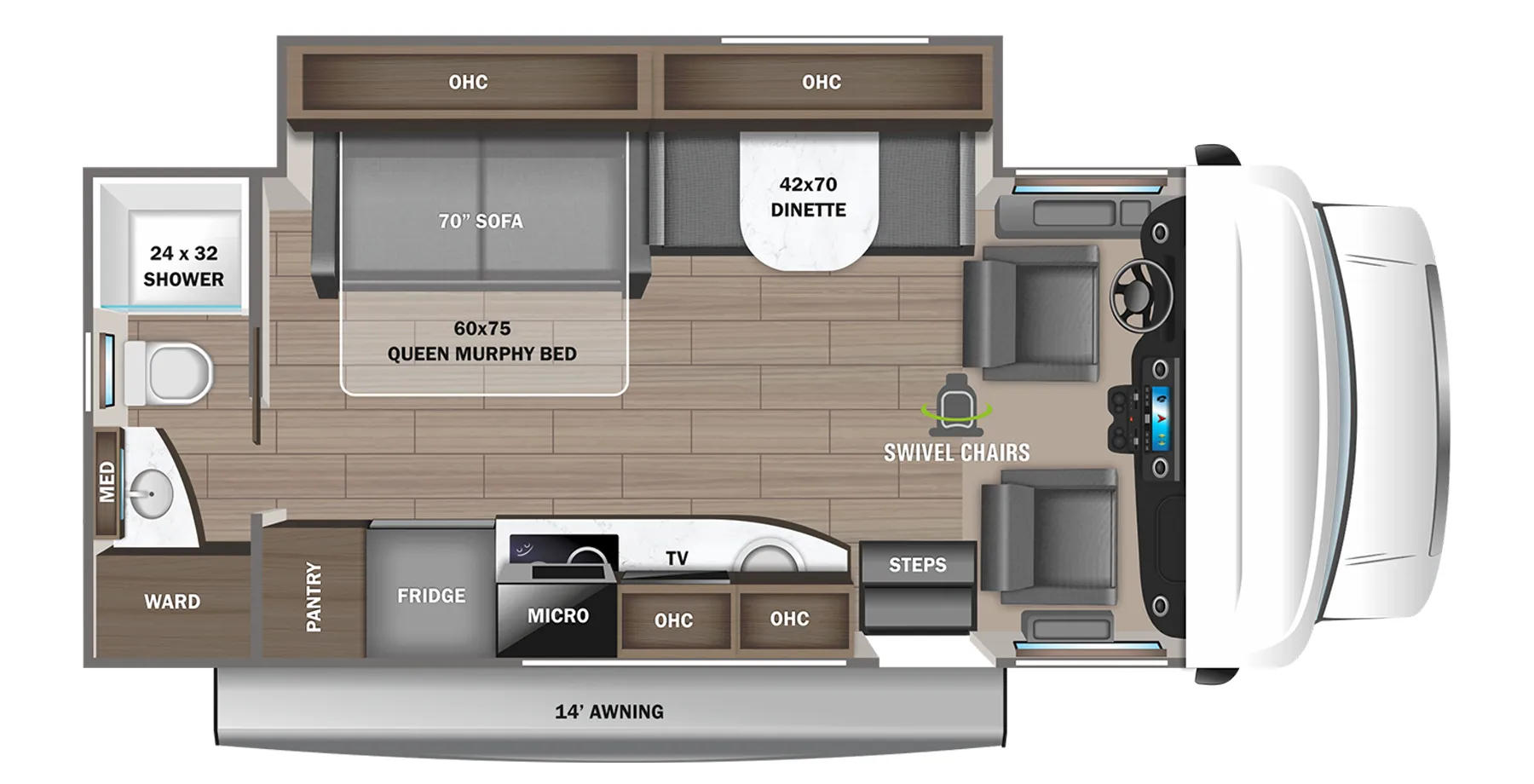 Jayco Melbourne 24R floor plan