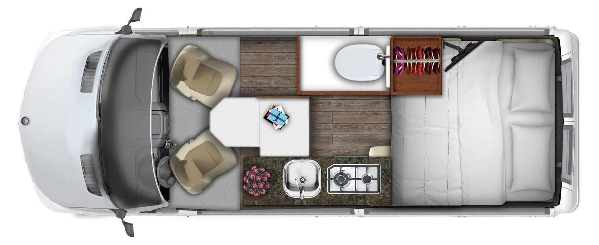 2025 Roadtrek SS Agile Base - Floor plan