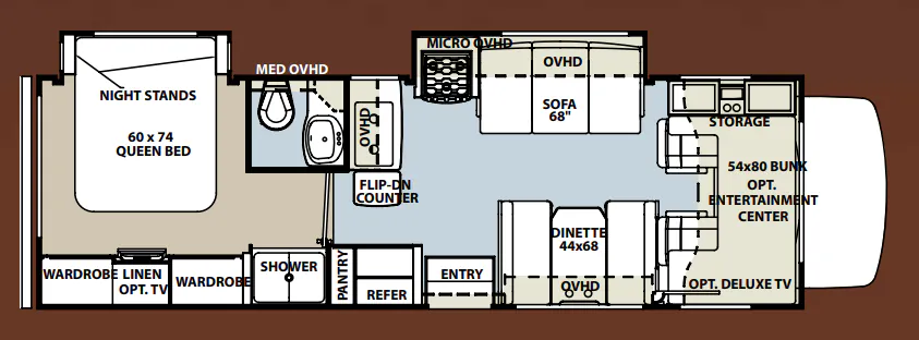 Forest River Forester 2861DS floor plan
