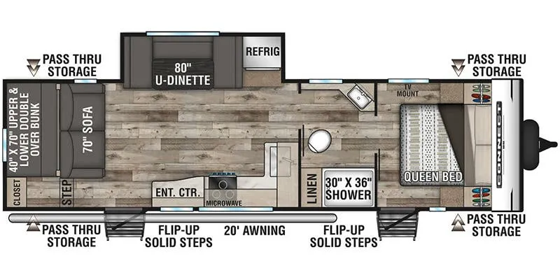 K-Z Connect SE C281BHSE floor plan