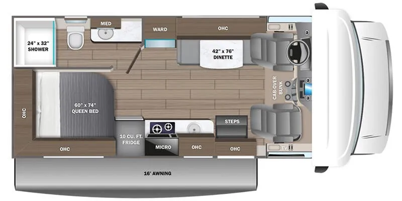 Entegra Coach Odyssey SE 22E floor plan