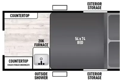 2022 Coachmen Clipper EXPRESS - Floor plan