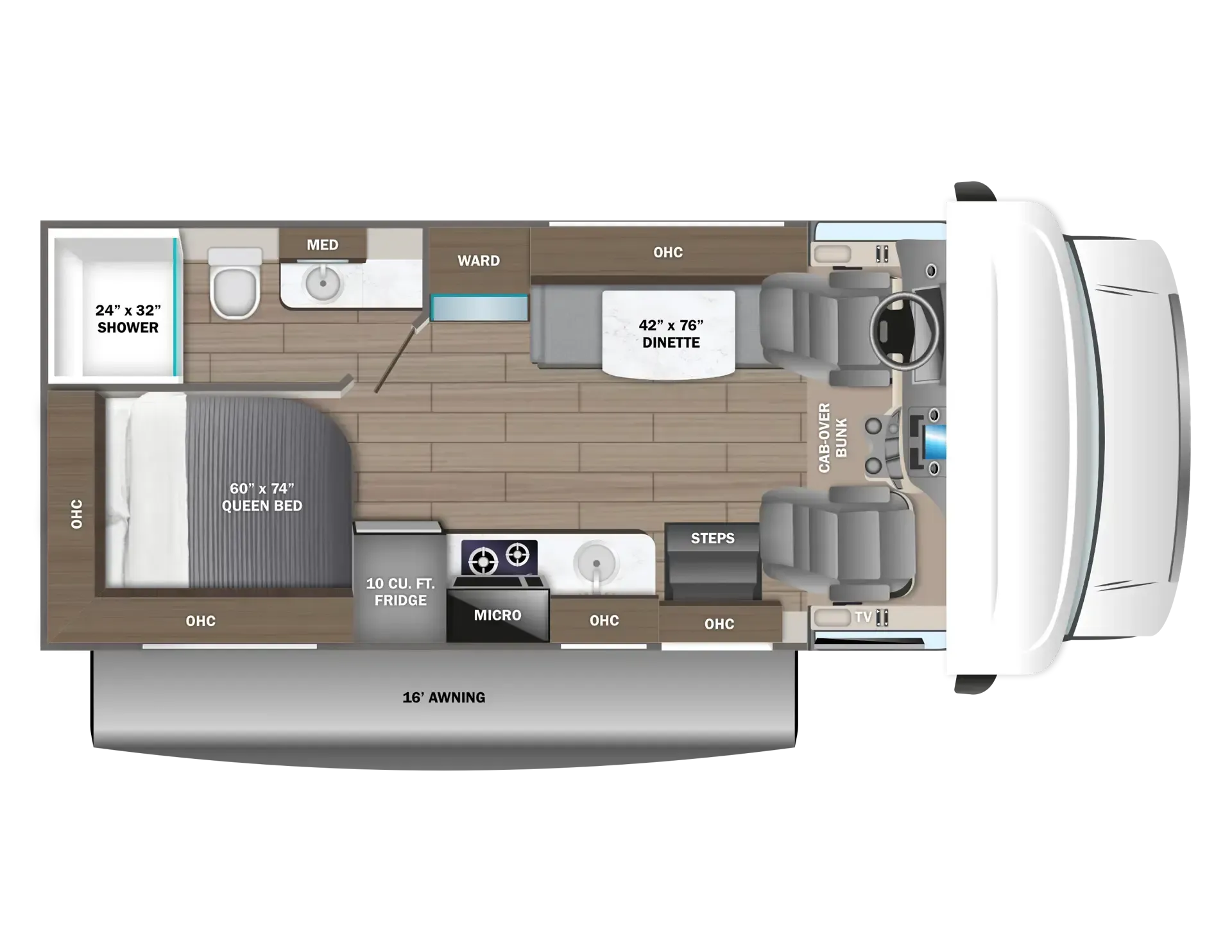 Entegra Coach Odyssey SE 22EF floor plan