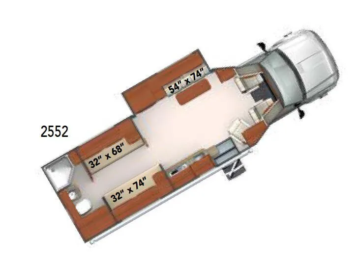 Phoenix Cruiser 2552 floor plan
