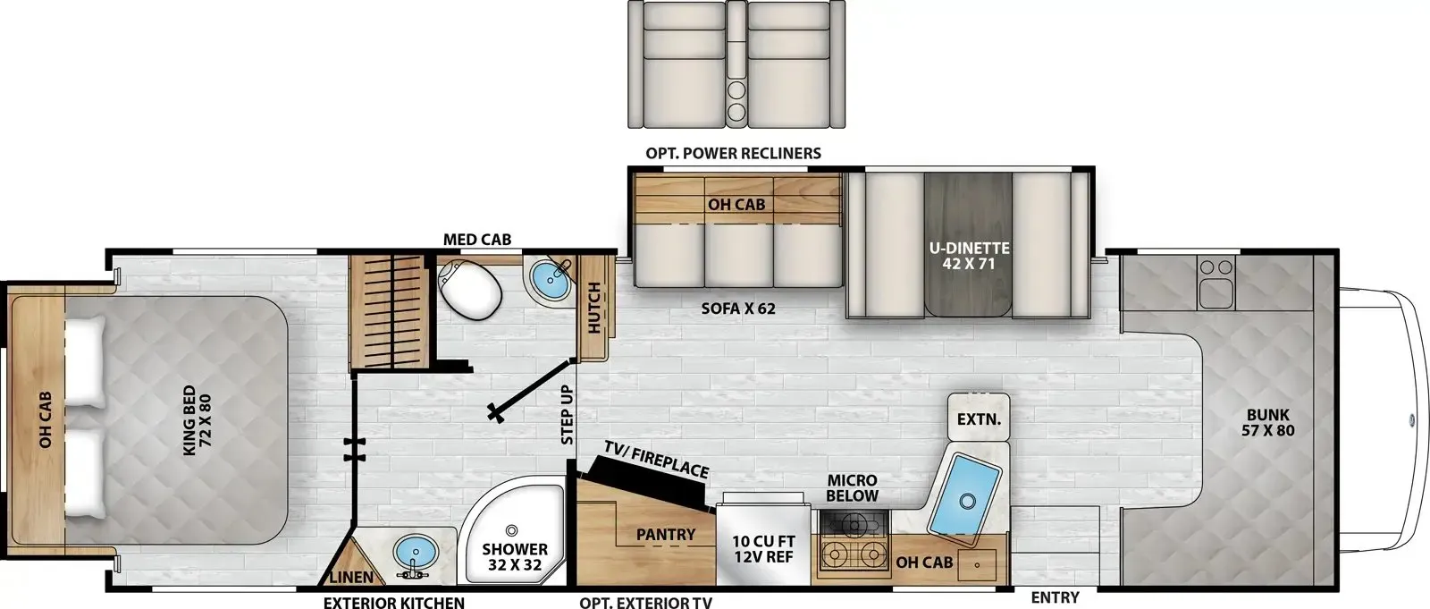 Coachmen Freelander 30RS floor plan