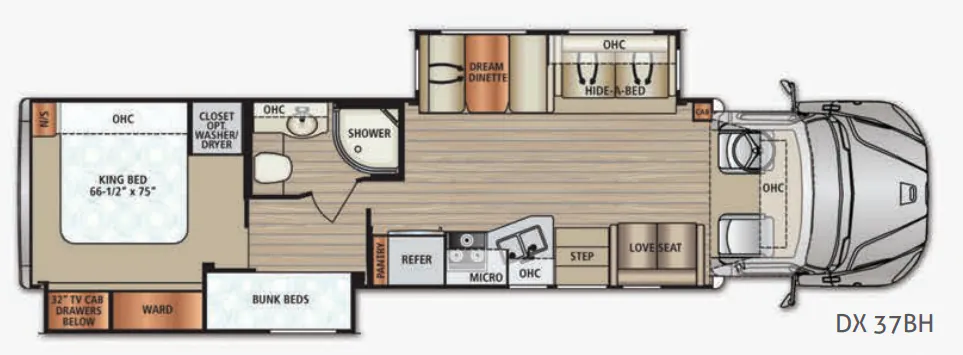 Dynamax Corp DX3 37BH floor plan