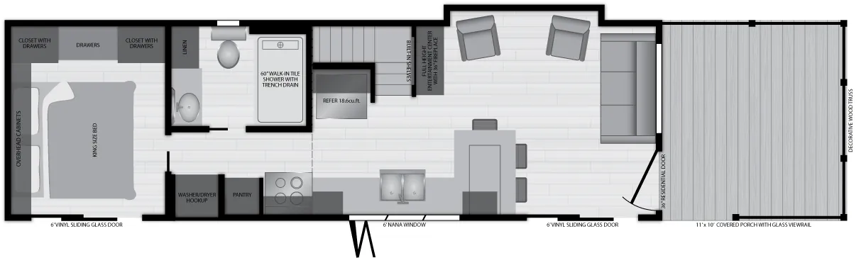 Kropf Eldorado 9099PWD floor plan