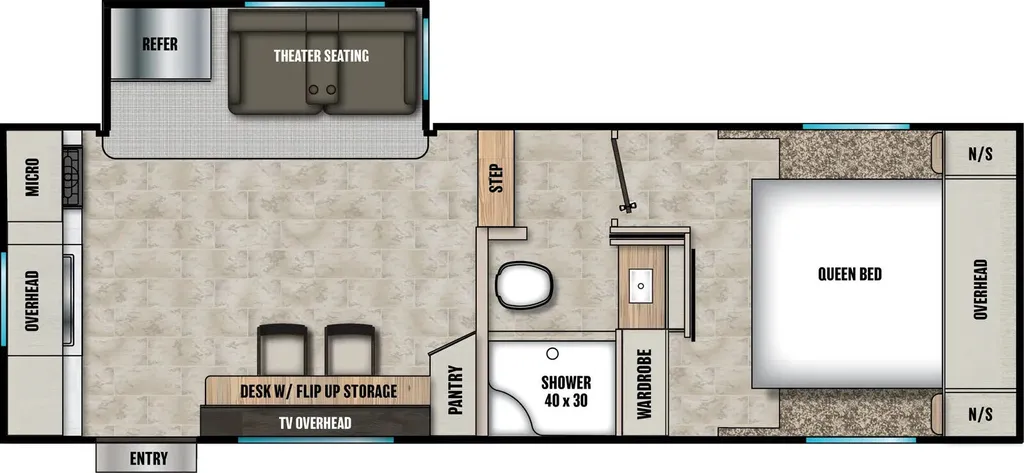 2027 Coachmen Chaparral Lite 235RK floor plan