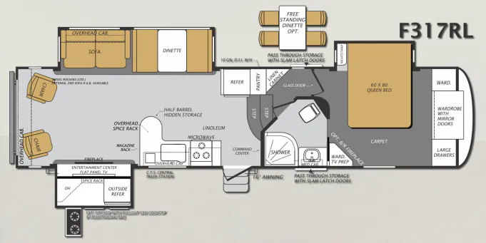 Forest River Wildcat Maxx 317RL floor plan