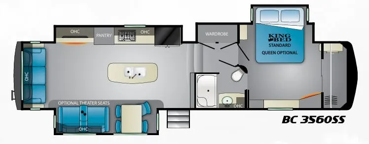 Heartland Big Country 3560SS floor plan