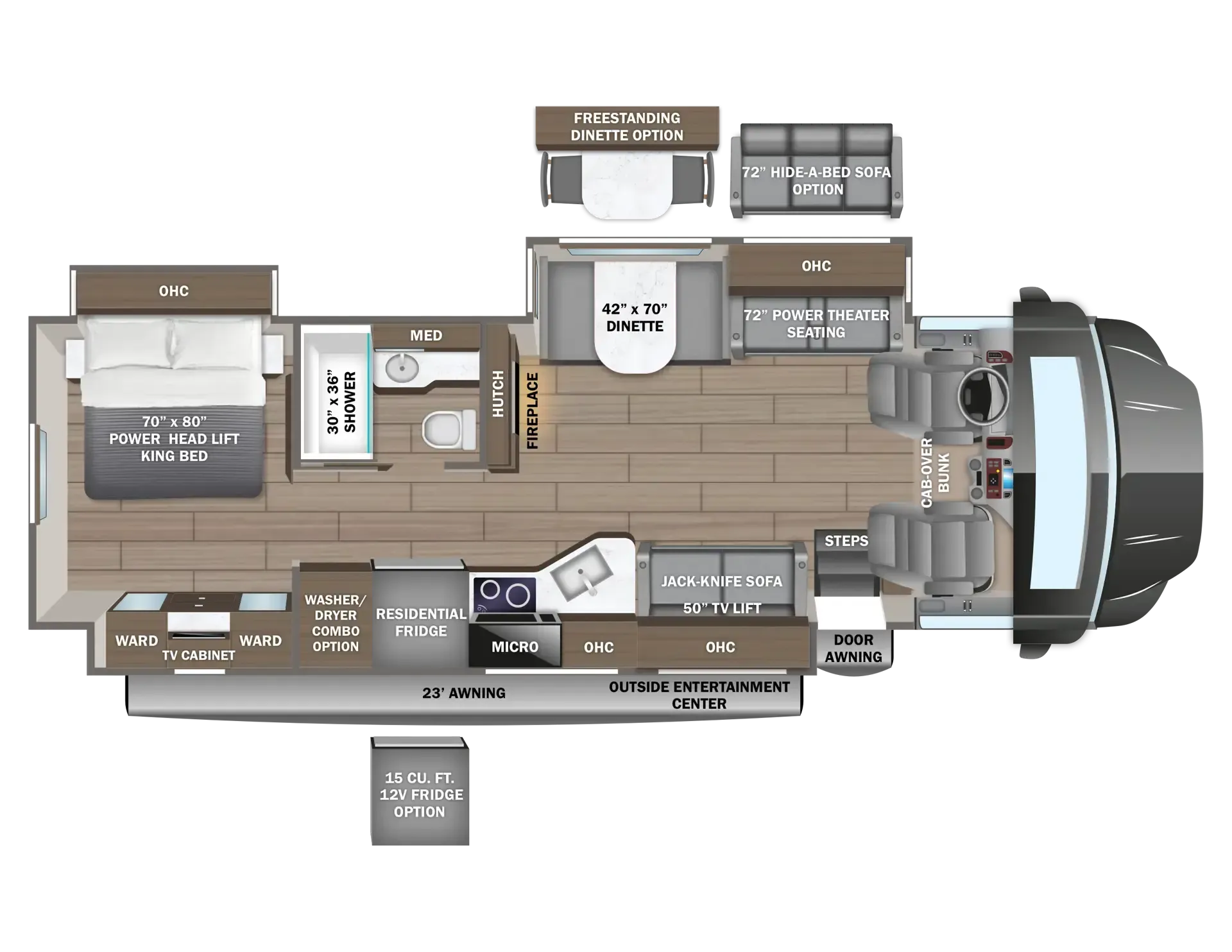 2027 Entegra Coach Accolade 37M - Floor plan
