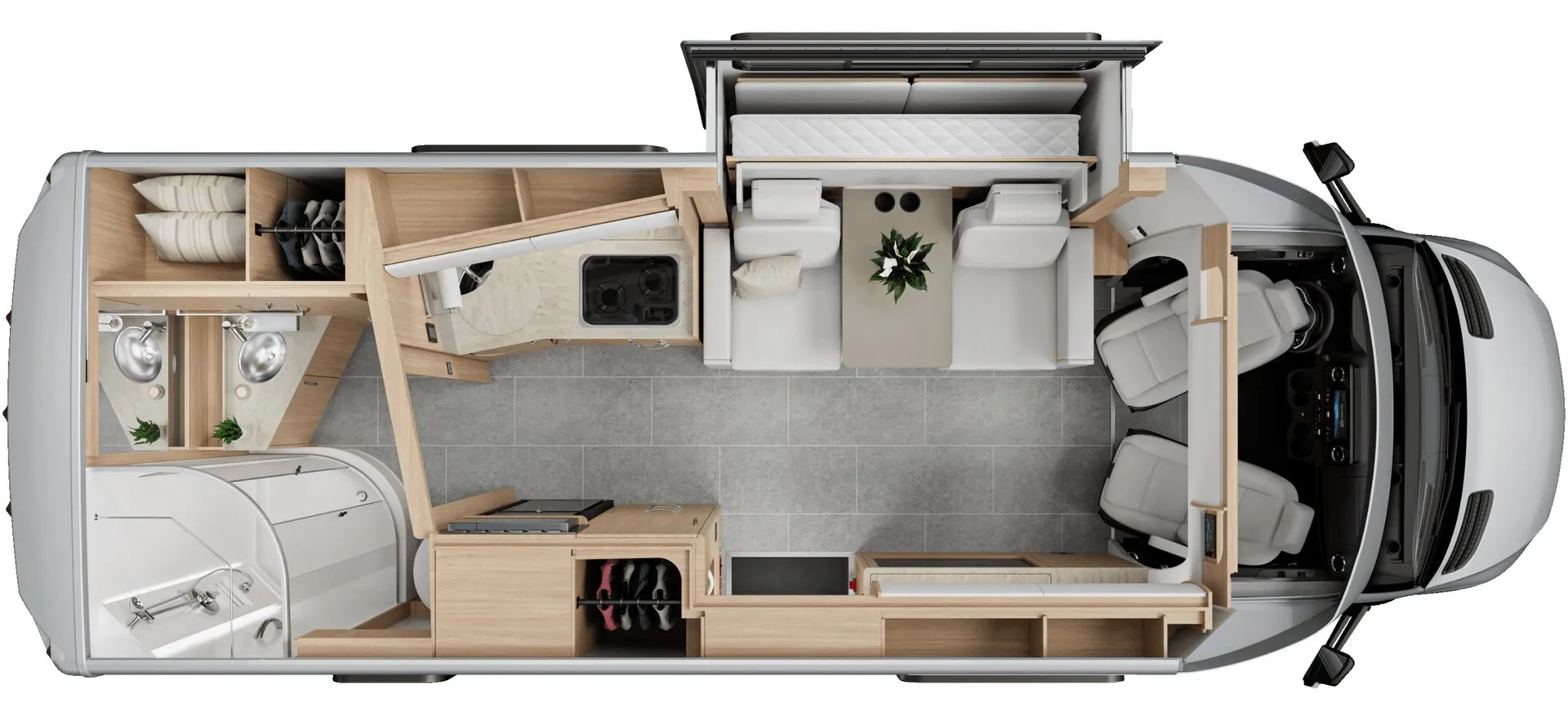Leisure Travel Unity U24MBL floor plan
