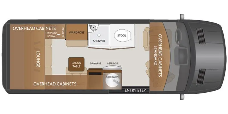 Holiday Rambler Xpedition AL2 floor plan