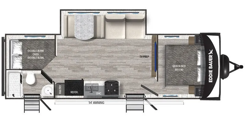 Heartland Eddie Bauer EBS 261BH floor plan