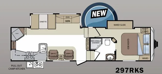 Keystone Cougar 297RKS floor plan