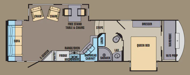 Shasta Phoenix 30RL floor plan