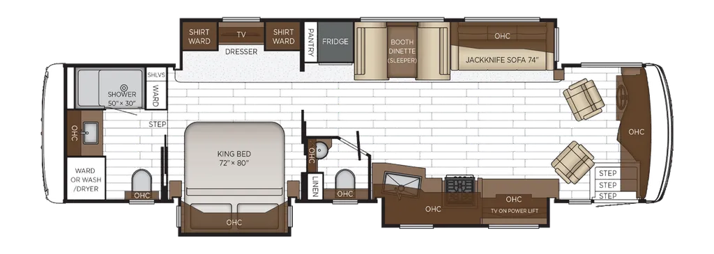 2026 Newmar Northern Star 3709 floor plan