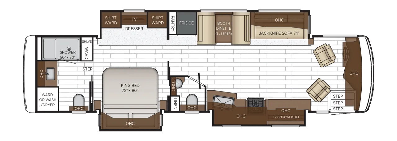 2026 Newmar Northern Star 3709 - Floor plan