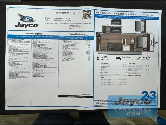 2026 Jayco Jay Feather 23RK - Photo 3