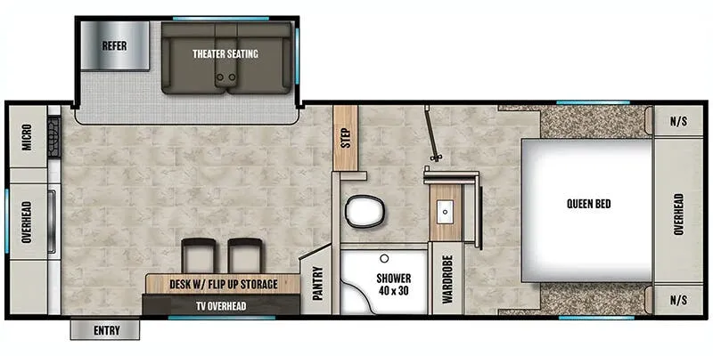 2025 Coachmen Chaparral Lite 235RK floor plan
