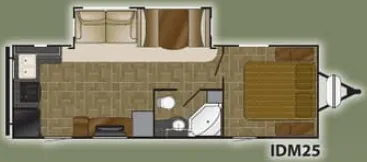 Heartland Mallard IDM25 floor plan