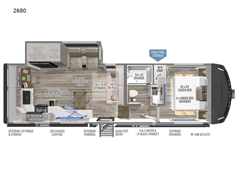 2027 Brinkley Model Z 2680 - Floor plan