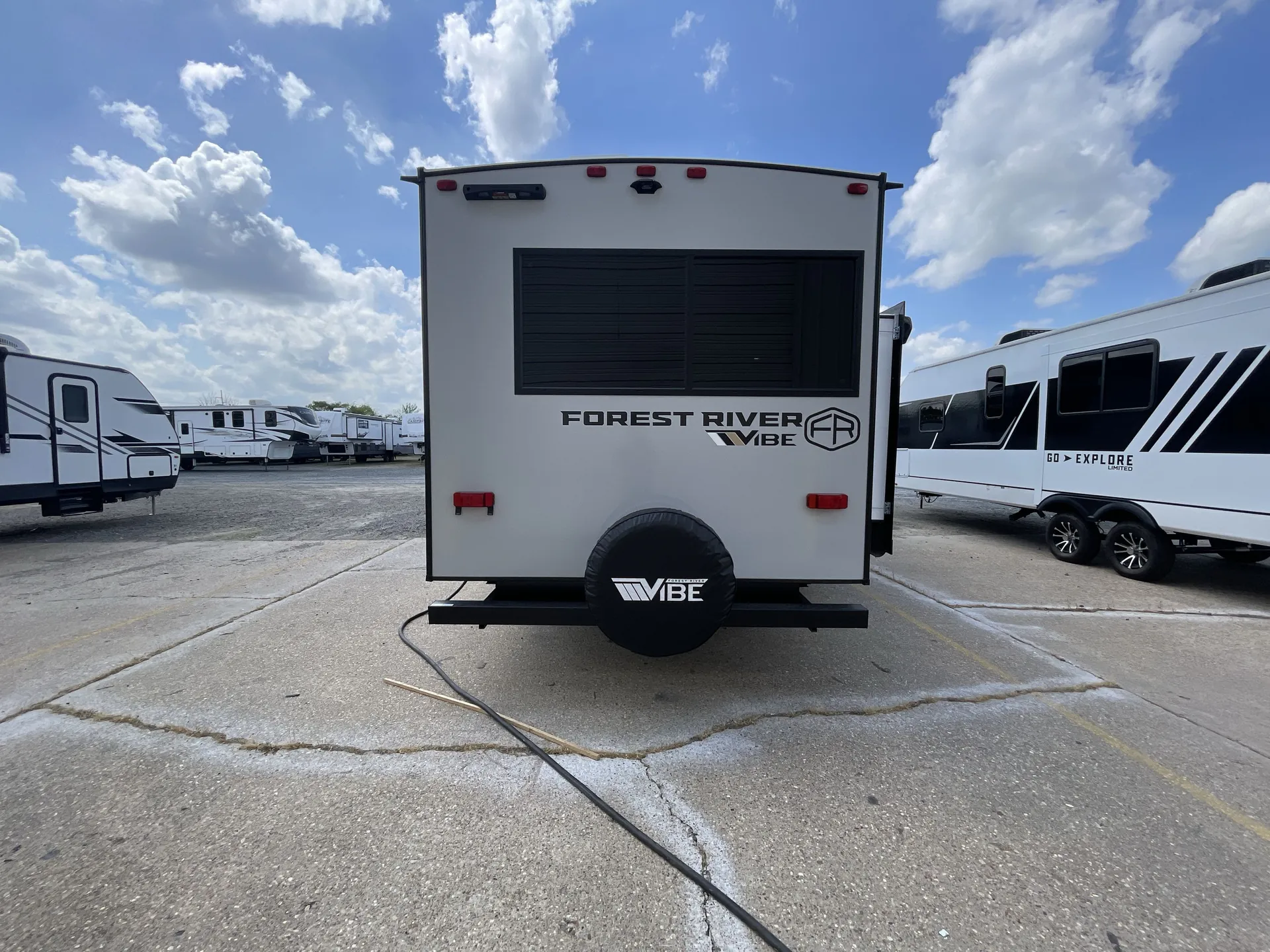 2026 Forest River Vibe 3400SB — backside
