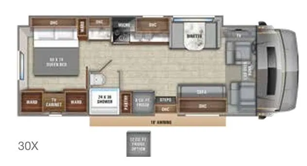 Entegra Coach Esteem 30X floor plan