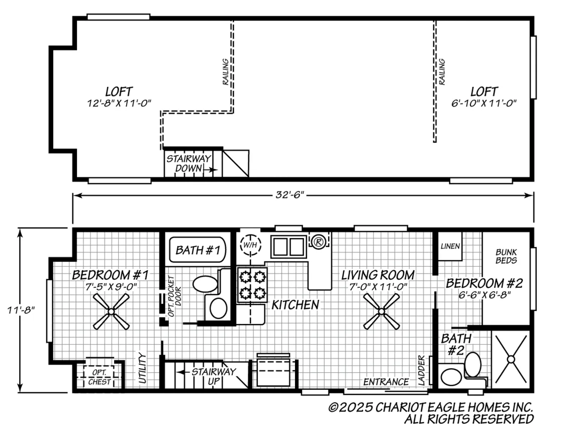 Chariot Eagle Eagle Series LOFT 12352L floor plan