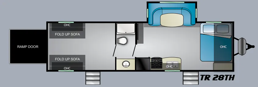 Heartland Trail Runner 28TH floor plan