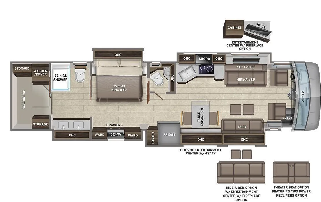 Entegra Coach Anthem 44F floor plan
